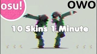 10 Osu! Skins in 1 Minute