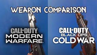 Modern Warfare 2019 And Black Ops Cold War Weapon Comparison