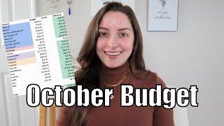 October 2023 Budget + Money Goals