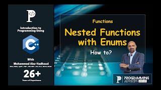 Lesson #46 - Nested Functions with Enums