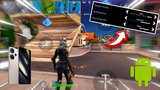 Fortnite Mobile Gameplay On The *HIGHEST GRAPHICS* With 4K Video Quality