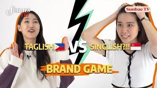 Taglish vs. Singlish Brand Game! ft. New Journey to the West | Sunbaes Try