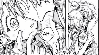 Hanako-kun interrupts Yashiro's first kiss 