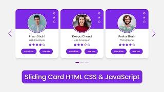 How to make Card Slider in HTML CSS & JavaScript | Owl Carousel