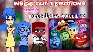 Inside Out 1 react to Inside Out 2|| Chu Gacha Reacts|| {}