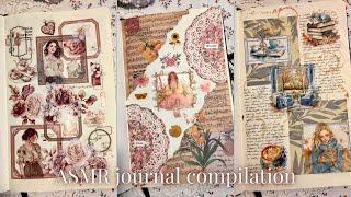 ASMR aesthetic collage journal compilation