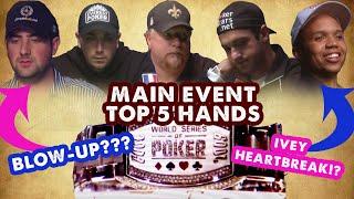 2009 WSOP Main Event - Top 5 Hands | World Series of Poker