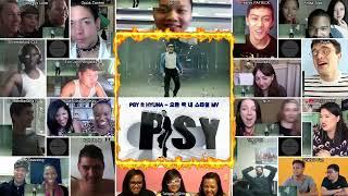 PSY (싸이) - GANGNAM STYLE (강남스타일) MV [ reaction mashup ]