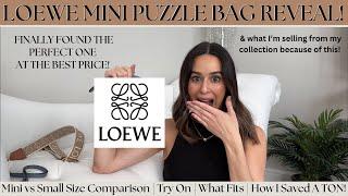 LONG AWAITED HANDBAG REVEAL | MINI LOEWE PUZZLE BAG | FIRST IMPRESSIONS | WHAT FITS | WORTH IT?!