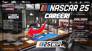 NASCAR 25 CAREER MODE FULL PREVIEW!