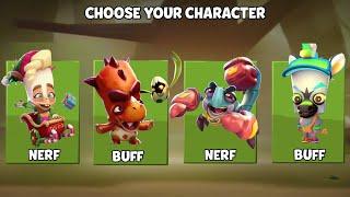 Which Character Buff & Nerf is Game Changer  | Zooba