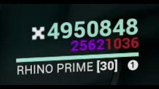 Warframe: TRUE 5 million Ironskin Rhino build