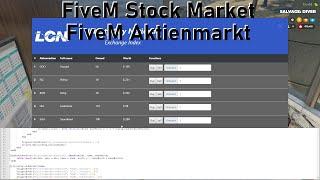 Gta V FIveM Stock Market/Aktienmarkt (Overview and Tutorial) ENG/DEU