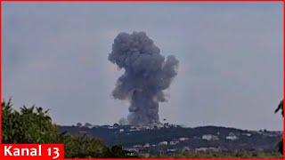 Footage of strong blast in Crimea- Ukraine launched Storm Shadow missiles
