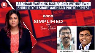 Aadhaar Notice Issued And Withdrawn: Should You Share Aadhaar Photocopies?