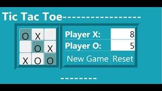 How to Create Advanced Tic Tac Toe Game in JavaScript - Part 2 of 2