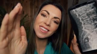 ASMR Chiropractor: FULL Assessment & Adjustments  REAL Cracking Sounds & Upper Body Realignment 