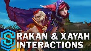 Rakan and Xayah Special Interactions