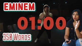 EMINEM |350 WORDS IN 1 MINUTE (REACTION)