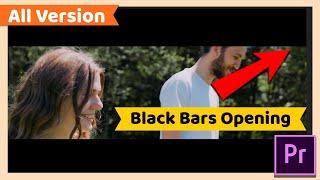 Cinematic Black Bars Opening Transition | Adobe Premiere Pro Tutorial