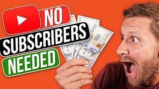 Make Money On YouTube With ZERO Subscribers | Easy Method