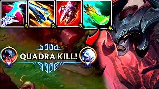 AATROX TOP CAN 1V5 WITH YOUR EYES 100% CLOSED (S+ TIER) - S14 Aatrox TOP Gameplay Guide