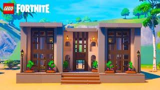 How To Build a Beach Mansion in Lego Fortnite!