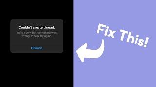 Instagram Couldn’t Create Thread (How to Fix) | Instagram Messages Not Showing Up