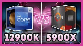 I can't Believe this CPU is better! | Intel i9 12900k vs AMD Ryzen 9 5900X Benchmark