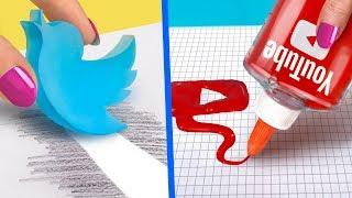 10 DIY Weird School Supplies You Need To Try / Social Media School Supplies