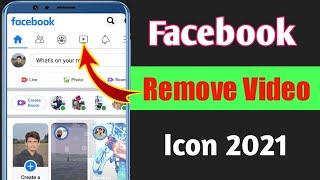 How To Remove Facebook Video Icon I Fb Video Tv Icon Kaise Remove Kare I Disable Facebook video Icon
