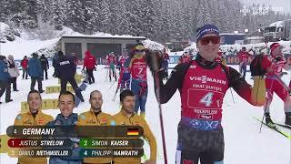 Biathlon World Cup 24-25, Race 16, Relay Men, Hochfilzen, Austria