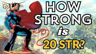 How Much STR Would Superman Have? | Baldur's Gate 3