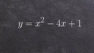 Graphing a quadratic function in standard form