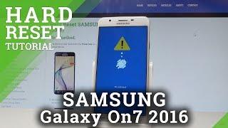 How to Hard Reset SAMSUNG Galaxy On7 (2016) - Bypass Screen Lock |HardReset.info