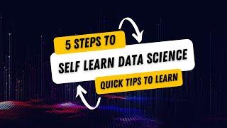 Tips to Self Learn Data science #datascience #datasciencecareer #datascienceforbeginners #shorts