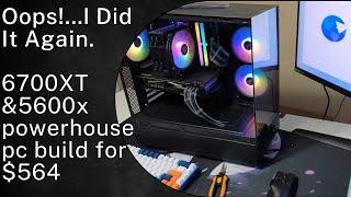 Oops!... I Did It Again. This $563 PC Crushes 1440p Gaming! | RX 6700 XT Budget Build Benchmark