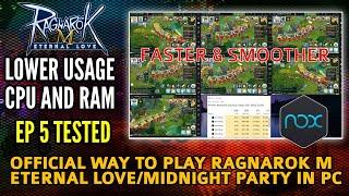 How to Play Ragnarok M Eternal Love/Midnight Party in PC + Best new NOX setup for EP 5