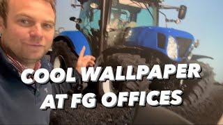 CLEAN TRACTOR NEW GATE & FARMERS GUARDIAN NEW OFFICE TOUR #OLLYBLOGS #AnswerAsAPercent 1132