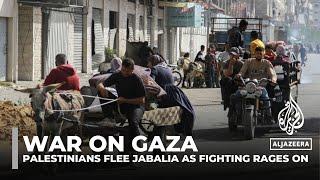 Palestinians flee as Israeli forces re-enter Jabalia in northern Gaza