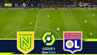 Nantes vs Olympique Lyonnais | Ligue 1 Uber Eats 2022/23 | Pes 2021 Patch 2023