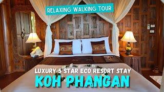 Traveling from Samui to KOH PHANGAN 5 STAR RESORT ⭐  | Santhiya Resort | Walking Tour Relaxing Music