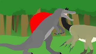 Spinosaurus vs therizinosaurus