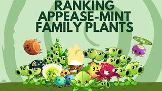 ranking all appease-mint family plants - pvz2 rank / pvz2 tier list (final episode)