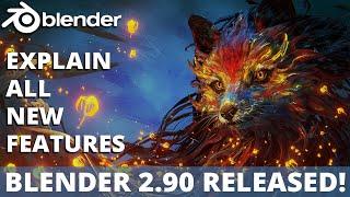 BLENDER 2.90 RELEASED! - NEW AWESOME FEATURES ADDED!