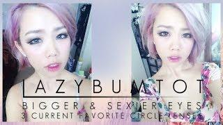 Bigger and Sexier Eyes: Three Current Favorite Circle Lenses