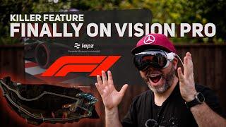 F1 is FINALLY on APPLE VISION PRO | Killer Feature