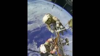 Russian cosmonauts Oleg Kotov and Sergey Ryazanskiy carried Sochi 2014 #space #earthscience #planet