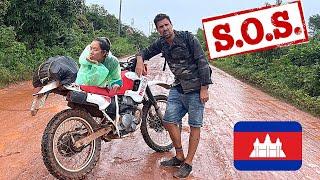 WE ARE LOST IN CAMBODIA!  Couple Motorcycle trip gone wrong  | CAMBODIA VLOG