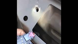 Mini Cooper stuck trunk opened manually (replaced the latch)